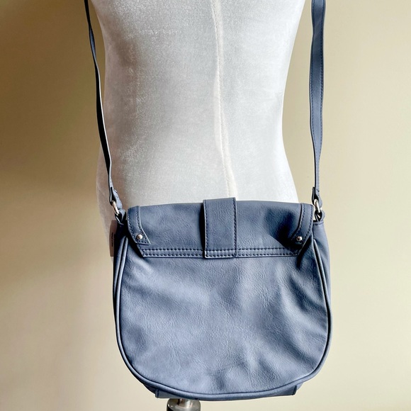 NWOT Gray Express Saddle Cross Body Bag - Picture 5 of 5